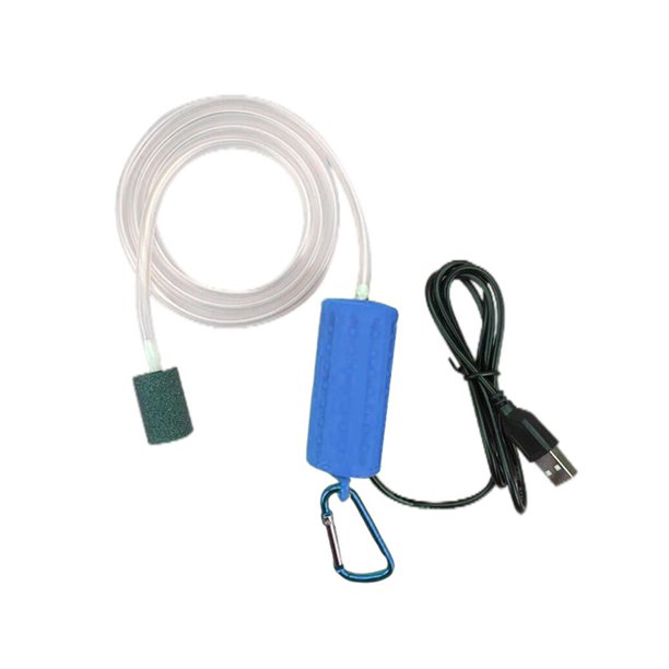 Mini Bomba De Aire Portátil Usb Para Acuario, Tanque De Peces, Bomba De Aire Silenciosa De Oxígeno, Bomba De Oxígeno De Baja Potencia Para Pesca De Excursión Eigraketly OD016219-06