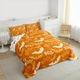 thumbnail image 3 of jejeloiu Horror Bat Full Size Comforter Sets,Halloween Theme Bedding Comforter Set,Orange Wild Animal Bedding Sets For Teens Boys,Super Cozy Room Decor Reversible,3pcs, 3 of 8