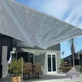 thumbnail image 6 of Xecvkr Sunshade Heat Insulation Net Outdoor Balcony Patio Flower Plants Protection Silver Polyethylene Breathable Cooling Weather Resistant Durable Garden Greenhouse Net 1 Silver, 6 of 6