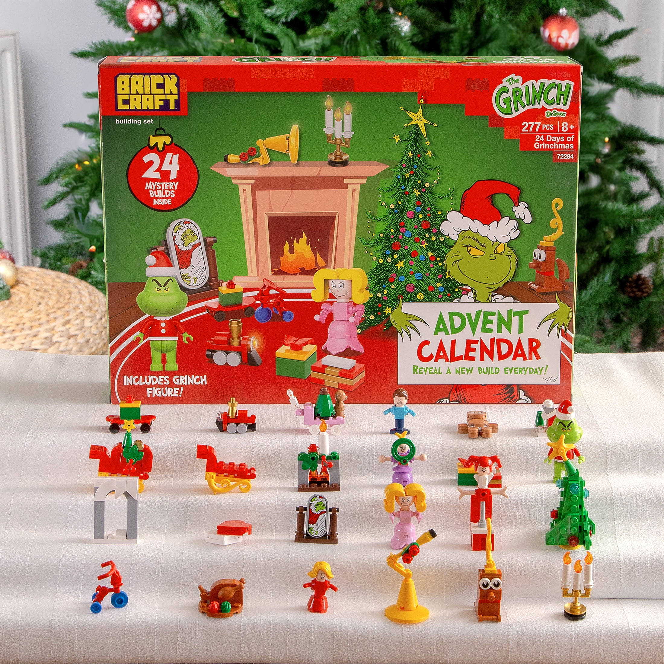 Brickcraft, Grinch Advent Calendar, Christmas - Walmart.com