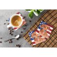 thumbnail image 3 of Red Dachshund Patriotic Foam Coaster Set of 4, 3 of 3