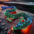 thumbnail image 2 of 3D Dragon Rotatable Jointed Dragon Egg Kids Gifts Realistic Dragon Statue, 2 of 5