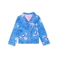 thumbnail image 2 of Lilo & Stitch Girls Button Front Top and Pants Pajama Set, 2-Piece, Sizes 4-12, 2 of 3