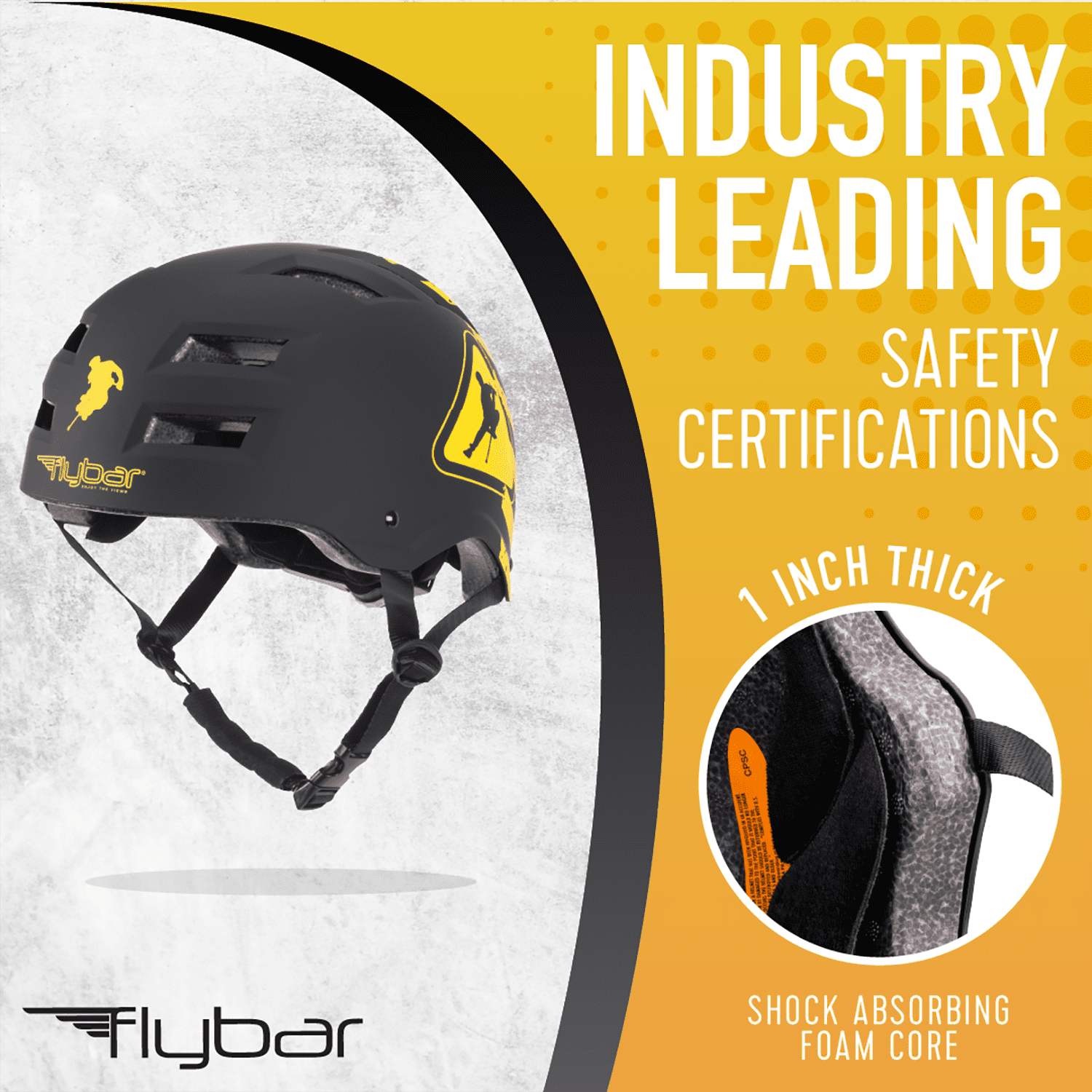 Flybar Multi Sport for Skateboard and Bike Helmet for Kids and Adults Ages 6 Warning S M Walmart