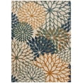 thumbnail image 2 of Nourison Aloha Indoor/Outdoor Blue Green 12' x 15' Area Rug (12x15), 2 of 9