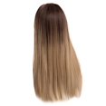 thumbnail image 1 of Peluca Gradiente De 22 "pulgadas Para Mujeres Niñas, Cabello Sintético Parte Media Larga, 1 of 8