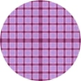 thumbnail image 1 of Ahgly Company Indoor Round Patterned Violet Purple Area Rugs, 8' Round, 1 of 1