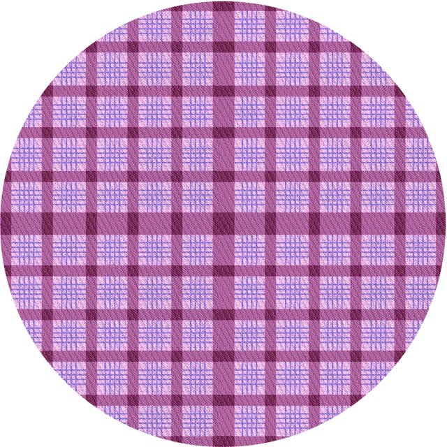 Ahgly Company Machine Washable Indoor Square Transitional Violet Purple Area Rugs, 3' Square