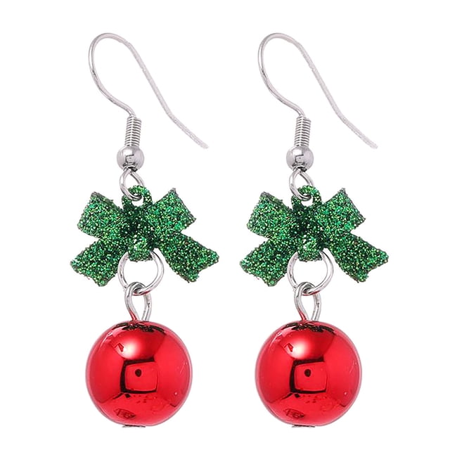 Fiudx Pendientes Navideños de Moda para Mujer Pendientes de Papá Noel