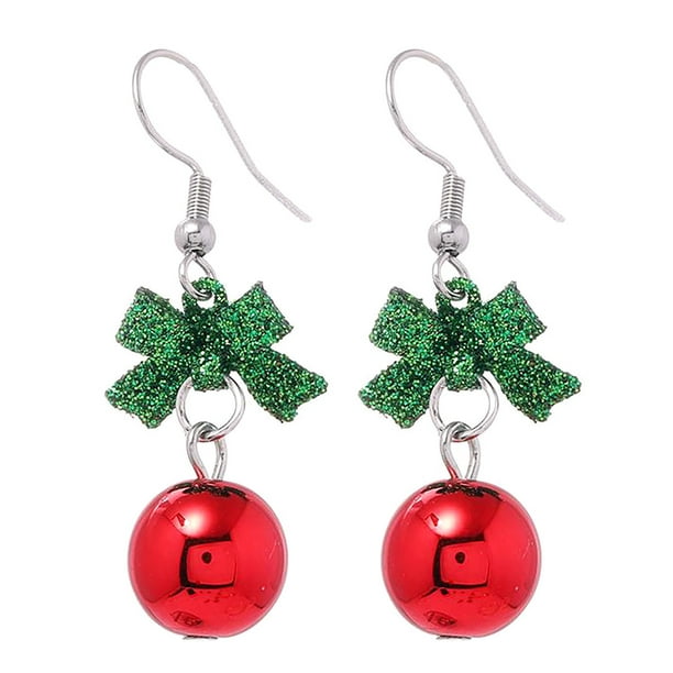 Fiudx Pendientes Navideños de Moda para Mujer Pendientes de Papá Noel