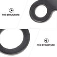 thumbnail image 4 of 6 Pcs Trailer Tow Hooks Tie down Pull Rings Triangle Motorcycle, 4 of 6