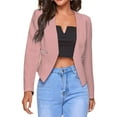 thumbnail image 5 of Chaquetas Cortas Para Mujer, Elegantes Y Con Estilo, Para Oficina, Para Mujer, De Manga Larga, Color Puro, Frente Abierto, Para Niñas, Para El Trabajo, Para Ir De Compras. ANGGREK Otros, 5 of 5