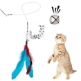 thumbnail image 4 of Varita retráctil JIARON Feather Cat Toy con 10 piezas de repuesto, 4 of 7