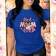 thumbnail image 3 of Playera Blusa De Best Mom Ever Moda Fashion Para Mujer Color Azul Talla Extra Grande Marca Emil SaEs, 3 of 4