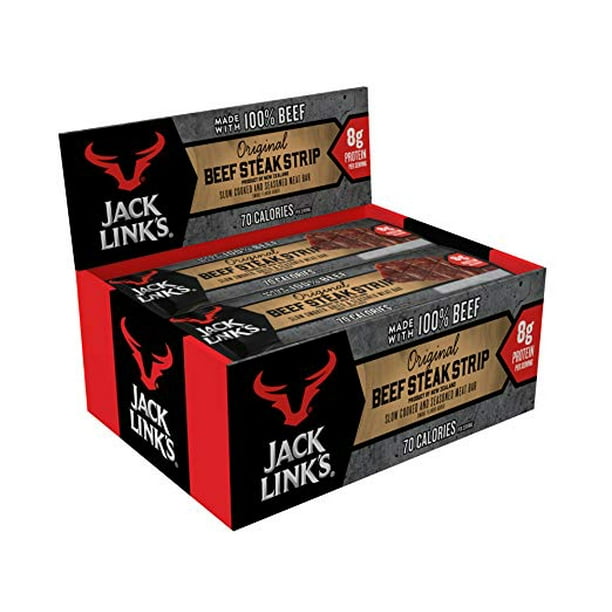 Jack Links Beef Strips, Original. Meat Protein Snack, 12ct 0.9oz