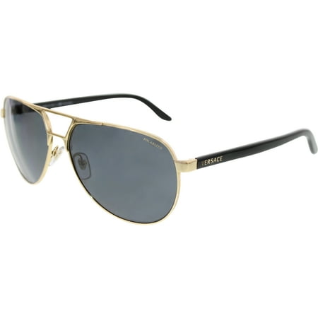 versace sunglasses gold polarized aviator