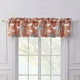 thumbnail image 3 of Greenland Home Fashions Barefoot Bungalow Menagerie Window Valance - 84x16", Saffron, 3 of 7