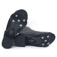 thumbnail image 3 of Herrnalise Non Slip Gripper Spike, Ice Grippers Traction Cleats Snow Shoe Spikes Grips Crampons with 10 Steel Studs Cleats, 3 of 8