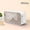 White, variant on Wireless Speaker Alarm Clock with FM Radio, Wireless Microphone & Mirror Display, Portable USB smart Speaker System, TF Card Reader, Volume and Brightness CONTROL, Pink, Ideal Gift