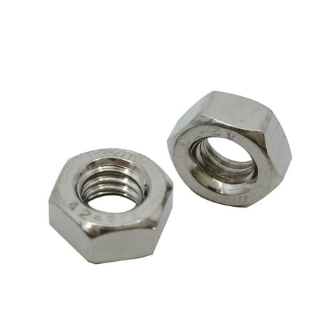 

FixtureDisplays 25PK Hex Head Steel Nuts M6 5104-SL