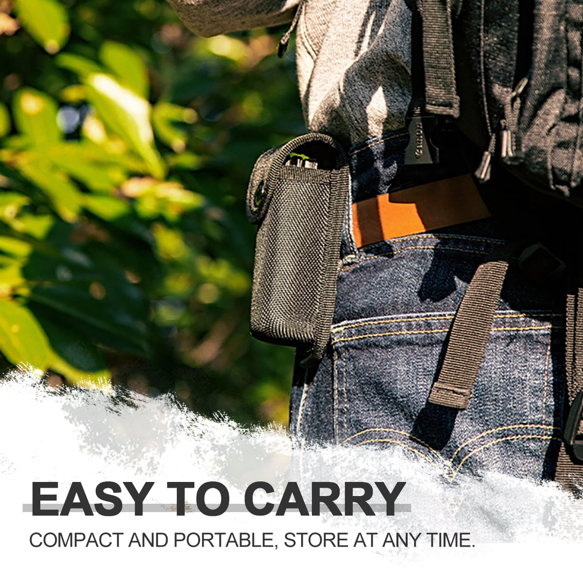 OHMY EXO_Multitool Pocket Folding Knife with Blade, Pliers, Wire Cutter, Bottle Opener, Screwdriver, Perfect Survival Knife Tool for Outdoor, Emergency, Durable Sheath, Unique Gifts for Men