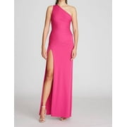 Women's Halston Heritage Evening Size 2 Side Slit Formal Dress Berry