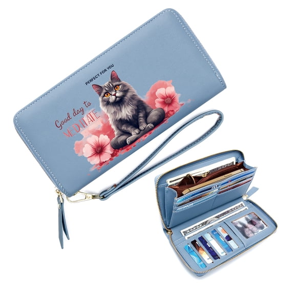 Spacious Everyday Wallet for Women Long Wallet for Women Love Original Designs Made on Demand Everyday Wallet Travel Accessory