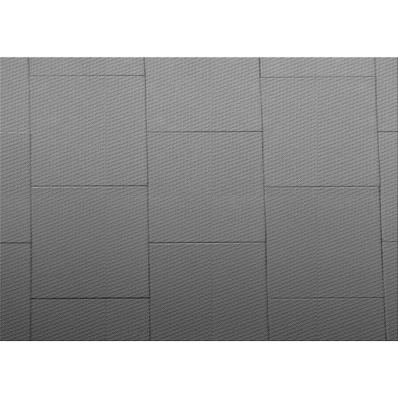 Ahgly Company Indoor Rectangle Patterned Carbon Gray Area Rugs, 3' x 5'