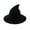 Black, variant on Clearance! Baberdicy Women Witch Hat Foldable Costume Sharp Large Brim Crochet Warm Winter Cap Black