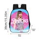 thumbnail image 2 of School Backpack Travel Bag for Men Women, Clear Backpack, PVC Transparent Backpack Stadium Approved With Reinforced Strap School Bookbag For School, Workplace, Stadium, Travel, Security, Festival, 2 of 3