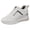 White, variant on Platform Wedge Sneakers for Women Fashion Tennis Shoes Ladies Hidden Sneakers Outdoor Lace Floral Embroidery Breathable Orthopedic Sneaker for Women Comfortable Work Shoes for Casual and Daily Wear