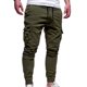 thumbnail image 3 of Pantalones de chándal con múltiples bolsillos para hombre, ropa de calle informal de gran tamaño, color sólido, 2021, 3 of 5