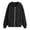 Black, variant on Girls Zip Up Hoodie,Fall Jacket,Casual Long Sleeve Fall Sweatshirt Coat with Pockets,Loose Fit Kids Outerwear for Daily Back To School
