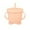 Rose Gold, variant on 2026 Upgrade Double Handle Anti-Spill Silicone Snack Straw Cup, Portable Leak-Proof Sippy Trainer, BPA-Free Toddler Water Bottle for Travel, 1pc, 3.9in
