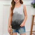 thumbnail image 4 of Taqqpue Girls Tank Tops Kids Summer Crewneck Neck Sleeveless Shirts Casual Cute Floral Printed T Shirts 5-14 Years, 4 of 6