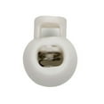 thumbnail image 1 of Qarigey 100 piezas, tapón de plástico, cordón de zapato, bloqueo de cordón, cordón de cuerda de resorte de doble orificio único, cordón Accesorios de disfraces Blanco 8 2.2*1.75, 1 of 6