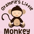 thumbnail image 2 of CafePress - Grampie Grandchild Monkey Infant Bodysuit - Baby Light Bodysuit, Size Newborn - 24 Months, 2 of 4