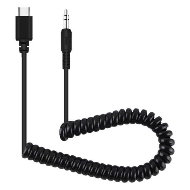 Seitruly PU512B 3,5mm toType-C/USB-C adaptador de Audio de micrófono en vivo Cable en de resorte para Pocket,Samsung Accesorios de cámara y óptica