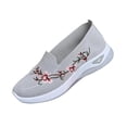 thumbnail image 2 of Caywon Women Loafers Sneakers, Embroidered Floral Mesh, Breathable Lightweight Casual, Comfortable Ladies Shoes Zapatillas Mujer, 2 of 6