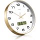 thumbnail image 4 of Reloj de pared TIMESS de 10 cm, no hace tictac, silencioso y con calendario perpetuo, 4 of 5