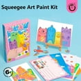 thumbnail image 7 of Painting Supplies Squeegee Art Kids Paint Kit DIY Rainbow Dot Color Scratch Craft Set Handmade Scratch Painting Paper with Paints and Squeegees for Students and Beginners, 7 of 7