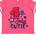 thumbnail image 4 of Inktastic 4th of July Cutie with Stars Boys or Girls Toddler T-Shirt, 4 of 5