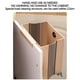 thumbnail image 3 of Amzcrzy Caja De Almacenamiento De Adornos, Bote De Basura Plegable Para El Hogar, Bote De Basura Montado En La Pared, Bote De Basura Grande, Cubo De Almacenamiento De Cocina, Cesto De Basura Colgante, 3 of 4