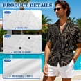 thumbnail image 5 of Yuyamidu Polynesian Couples Tribal Outfits Matching Sets Aloha Beach Button Up Shirts for Men Puletsai Samoa Matching Set Polynesian Dress for Women Hawaiian Luau Clothes 4XL, 5 of 6