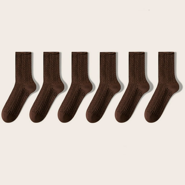 Calcetines largos para mujer, cómodos, de moda, que combinan con todo, calcetines de algodón para mujer