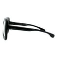 thumbnail image 5 of Thick Square Eyeglasses Clear Lens Frame Super Oversized Fashion Shiny Black, 5 of 5