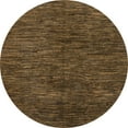 thumbnail image 1 of Ahgly Company Machine Washable Indoor Round Abstract Bakers Brown Area Rugs, 4' Round, 1 of 7