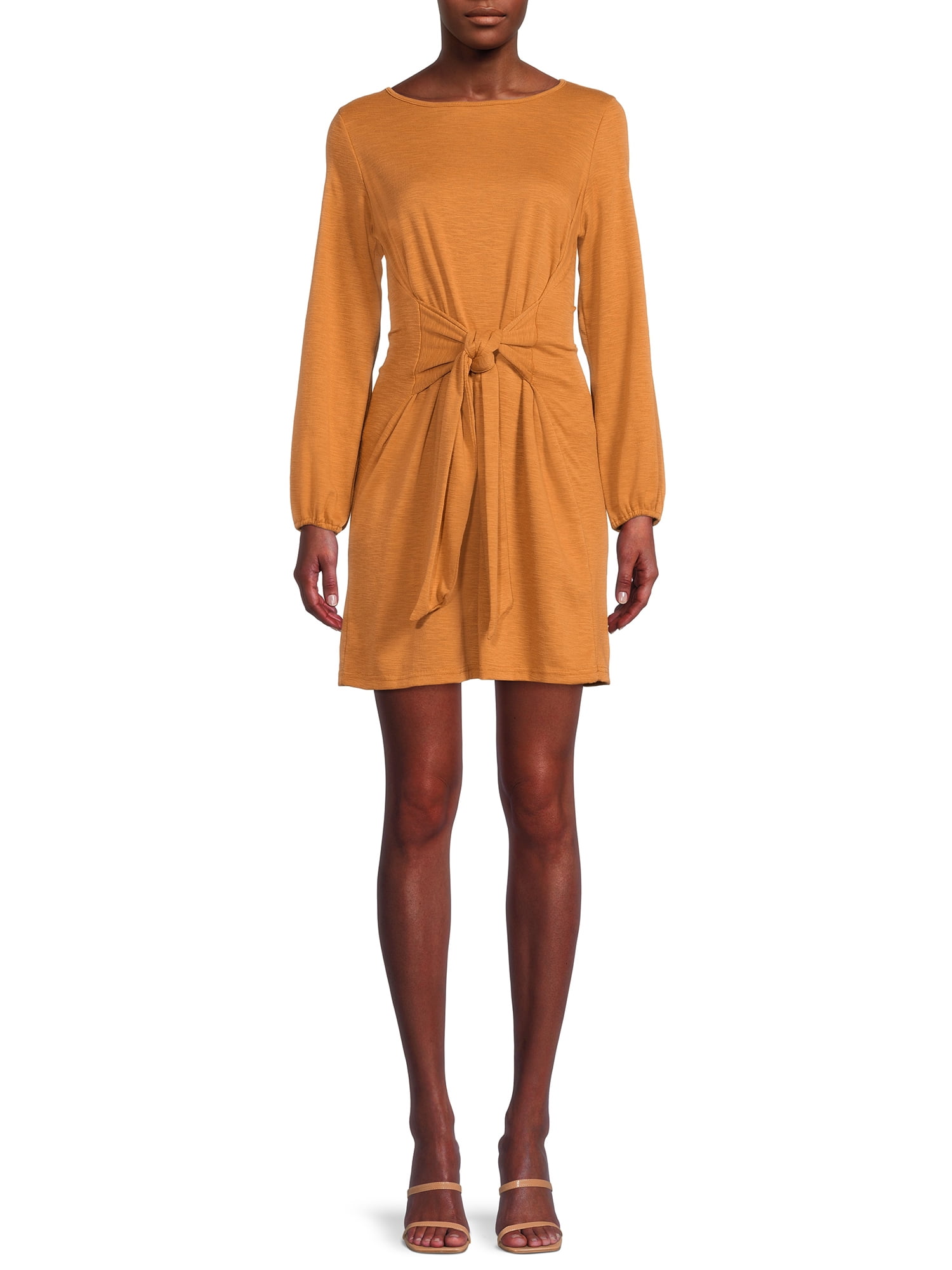 Nine.Eight Women’s Tie Waist Knit Cocktail Dress