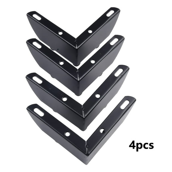 4pcs Heavy Duty Metal Furniture Legs for Sofa Cabinet Table - Triangle Support Feet in Gold Silver Black - DIY Replacement Parts