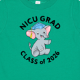 thumbnail image 4 of Inktastic Nicu Grad Class of 2026 Cute Elephant with Blue Cap Boys or Girls Baby T-Shirt, 4 of 5